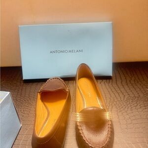 ANTONIO MELANI Chocolate Brown Loafers